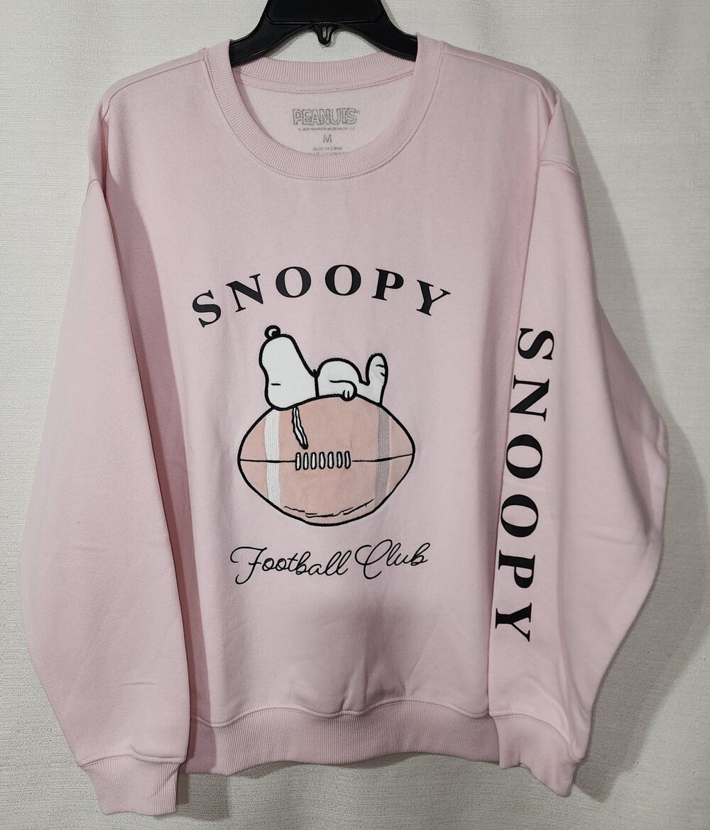 Snoopy and Football club Sweatshirt' women's medium
